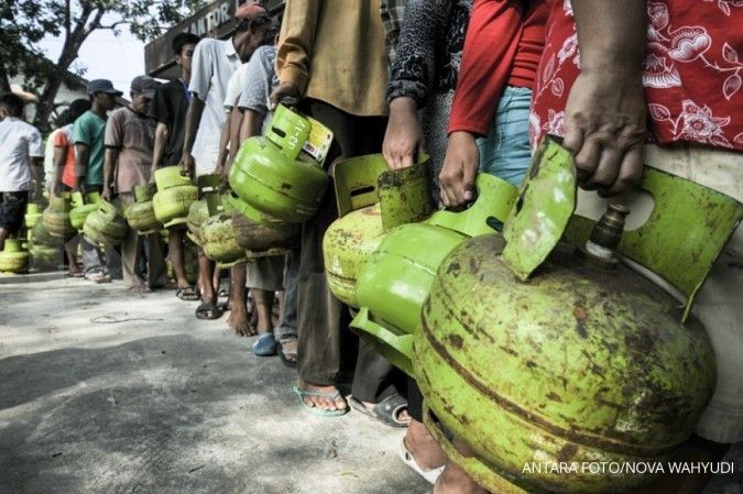 Gas melon langka di Garut, harga tembus Rp 30.000 per tabung
