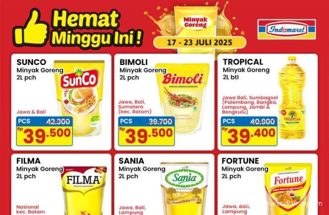 Promo Minyak Goreng Weekday Juli 2025, Harga Hemat Minggu Ini Berakhir Besok