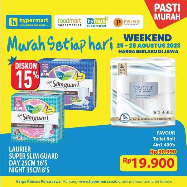 Promo Hypermart Hyper Diskon Weekend Periode 25-28 Agustus 2023