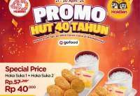Promo HokBen 40 Tahun di Gofood, Cuma Rp 20.000-an Per Orang di April 2025