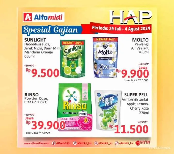 Promo Alfamidi Hemat Satu Pekan Spesial Gajian Periode 29 Juli-4 Agustus 2024