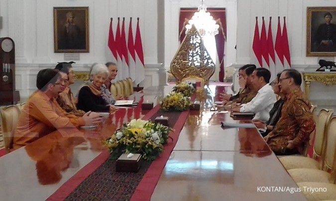 Jokowi bertemu bos IMF di Istana Negara pagi ini