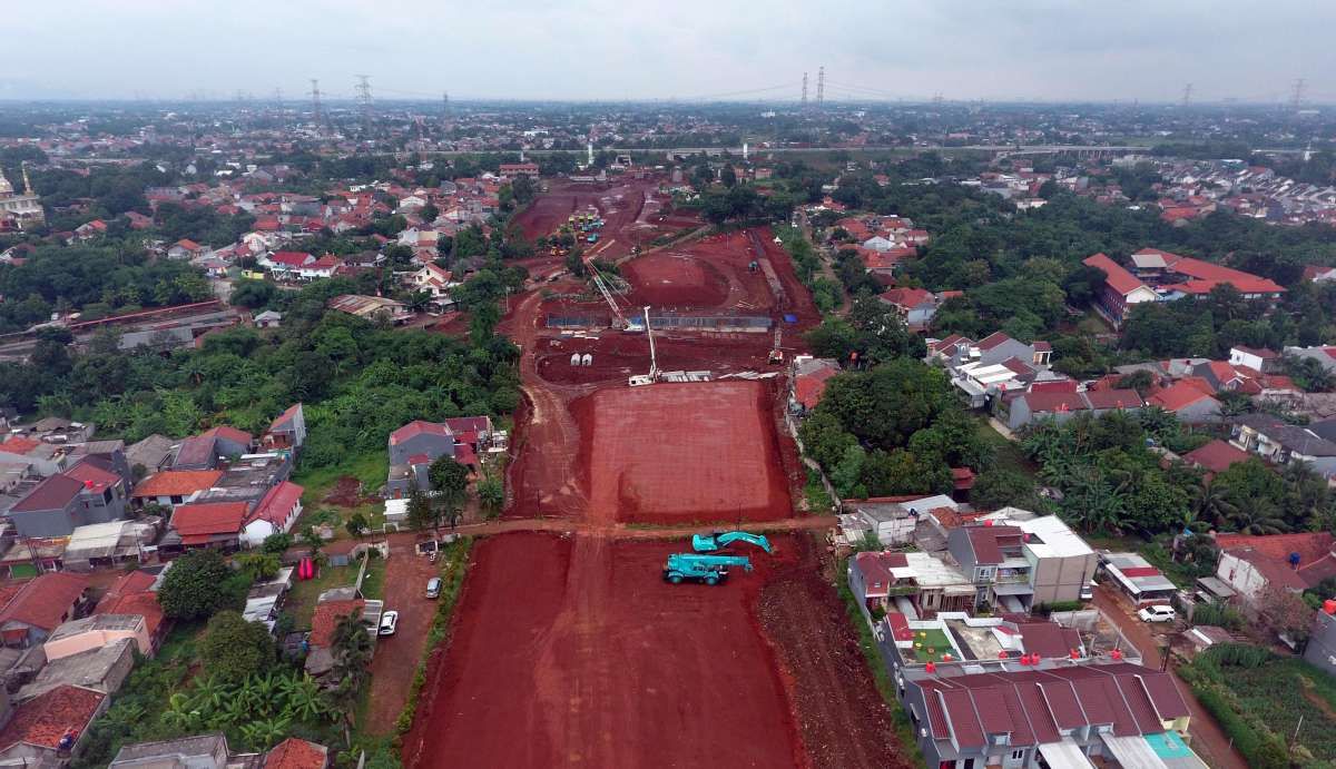 Progres jalan Tol Cijago seksi 3 baru capai 10%
