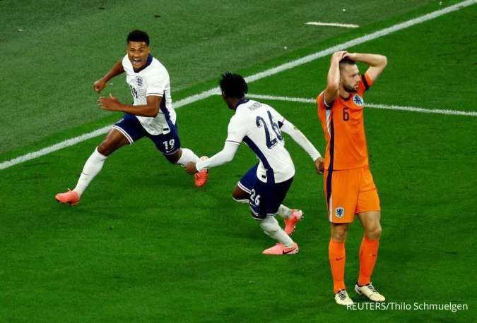 Hasil Pertandingan Belanda vs Inggris: The Three Lions ke Final, Skor Akhir 1-2