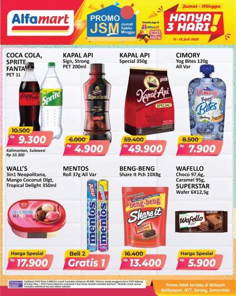 Promo JSM Alfamart Periode 11-13 Juli 2025