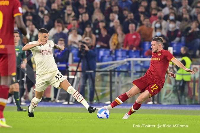 Hasil Liga Italia AS Roma vs AC Milan di Serie A