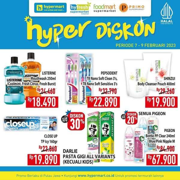 Promo Hypermart Terbaru 7-9 Februari 2023, Katalog Hyper Diskon Weekday