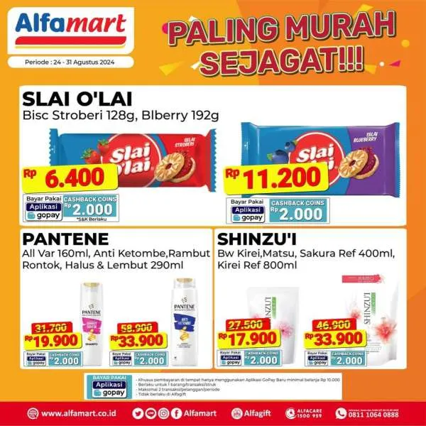 Promo Alfamart Paling Murah Sejagat Periode 24-31 Agustus 2024