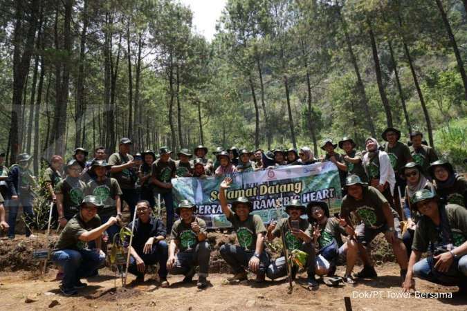 TBIG Kembali Jalankan Program Pengurangan Jejak Karbon