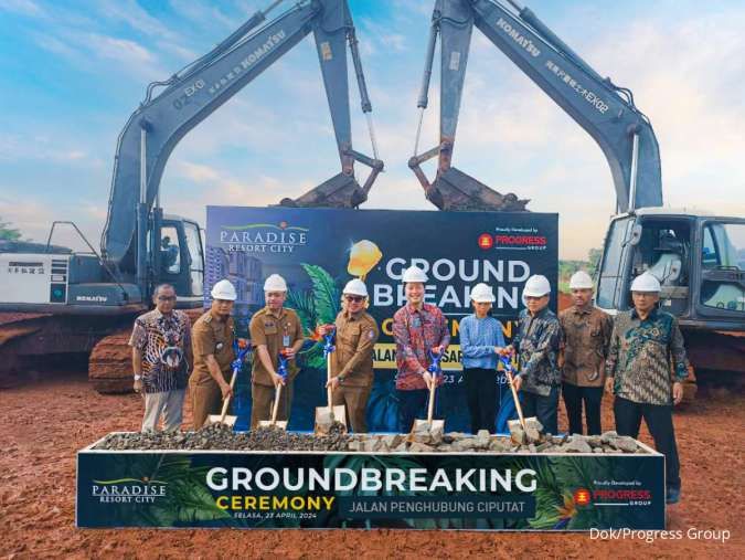  Progress Group Resmi Bangun Jalan Akses Paradise Resort di Ciputat
