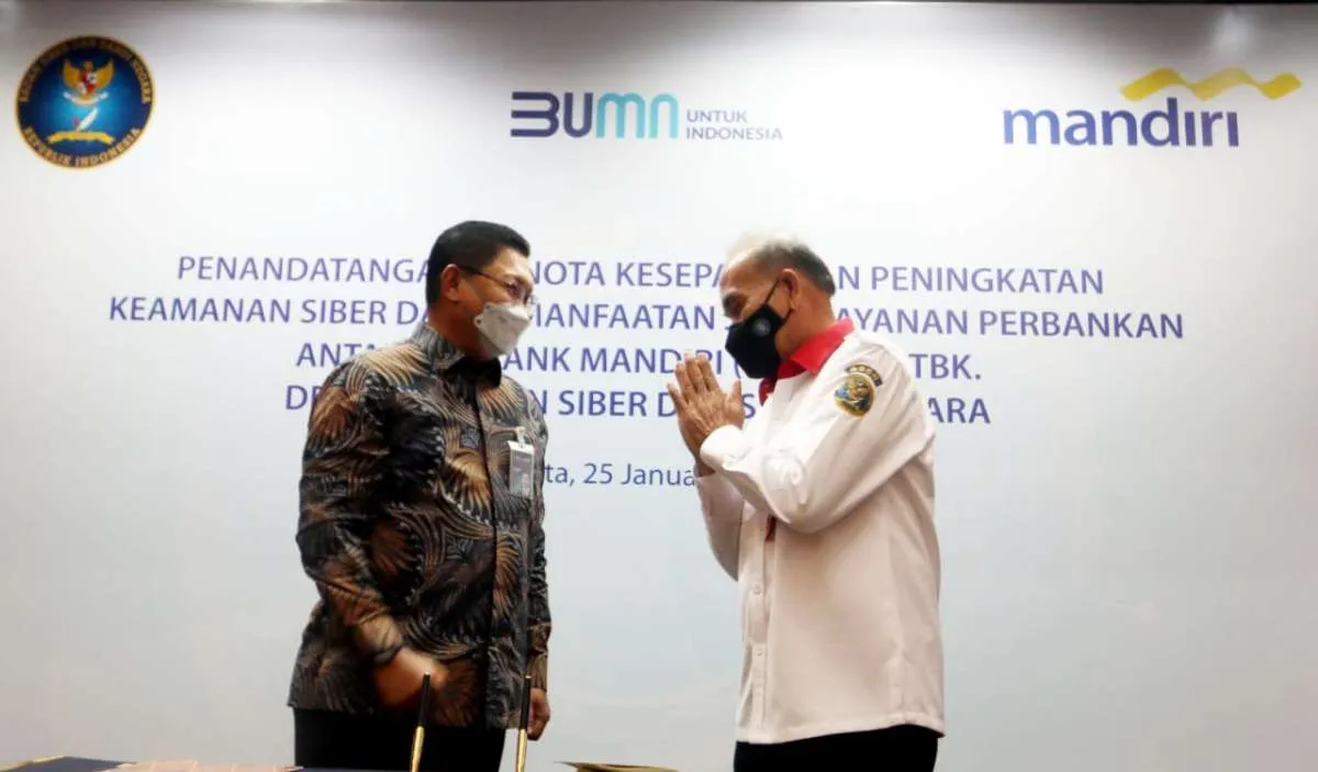 Bank Mandiri Layani Transaksi Keuangan Badan Siber dan Sandi Negara (BSSN)
