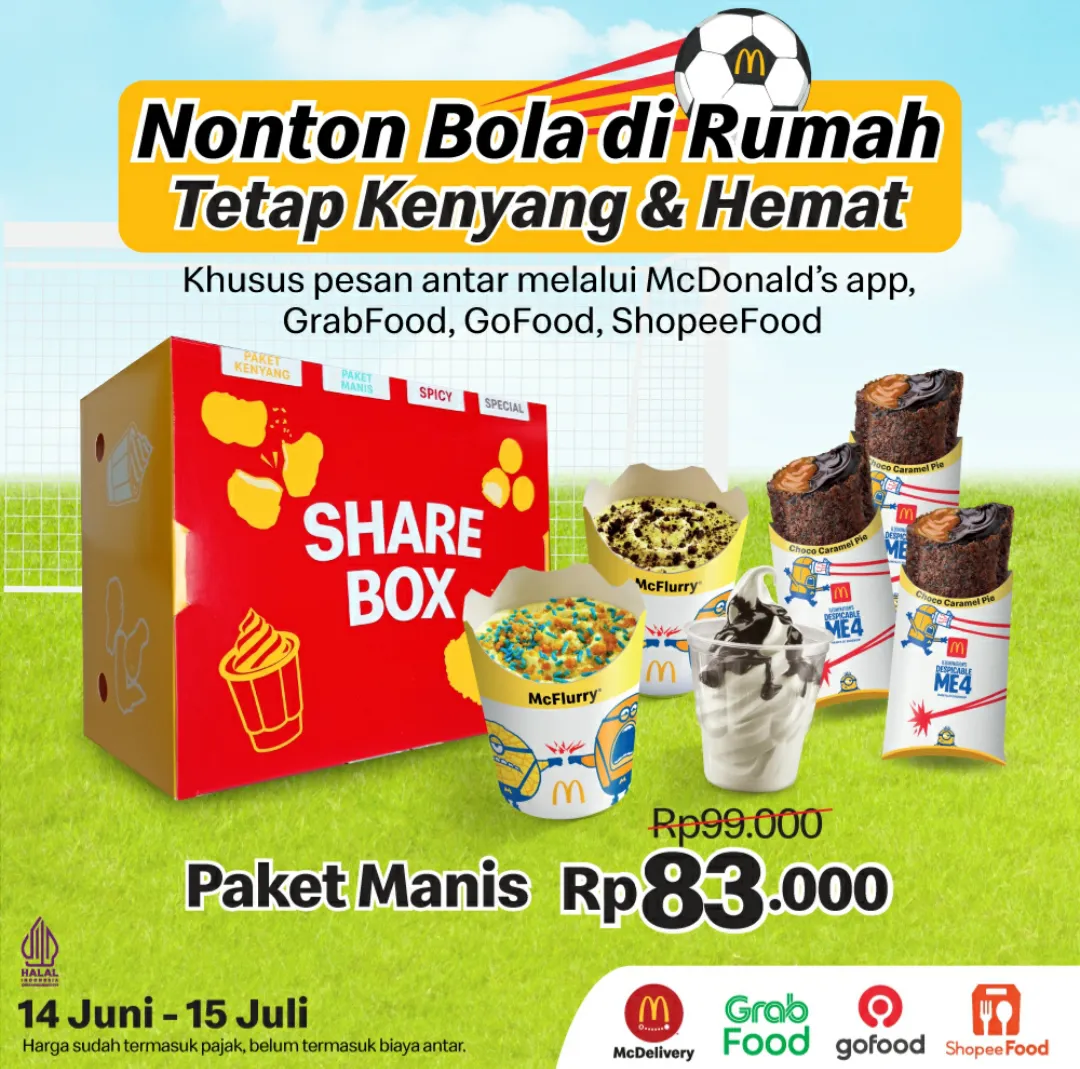 Promo McD Nonton Bola EURO 2024