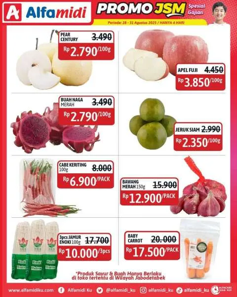 Promo JSM Alfamidi Spesial Gajian Periode 28-31 Agustus 2025