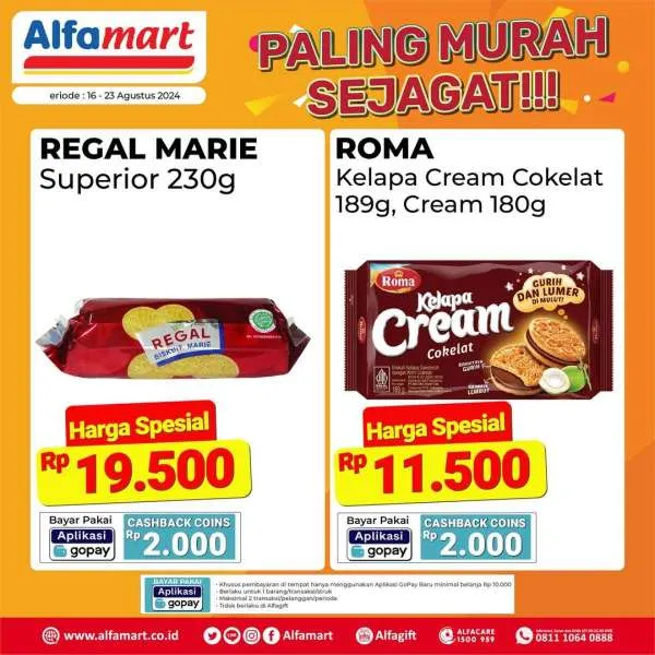 Promo Alfamart Paling Murah Sejagat Periode 16-23 Agustus 2024