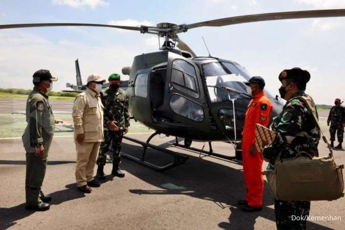 Helikopter Bell Selesai Overhaul, Menhan Prabowo: Alutsista Harus Dirawat Sebaik-baiknya
