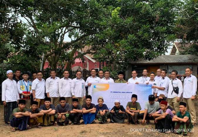 Krakatau Jasa Logistik (KJL) Kembali Lakukan Pengeboran Air Bersih di Serang