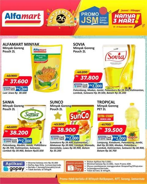 Promo JSM Alfamart Periode 19-21 September 2025