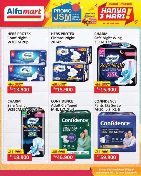 Promo JSM Alfamart Periode 16-18 Mei 2025