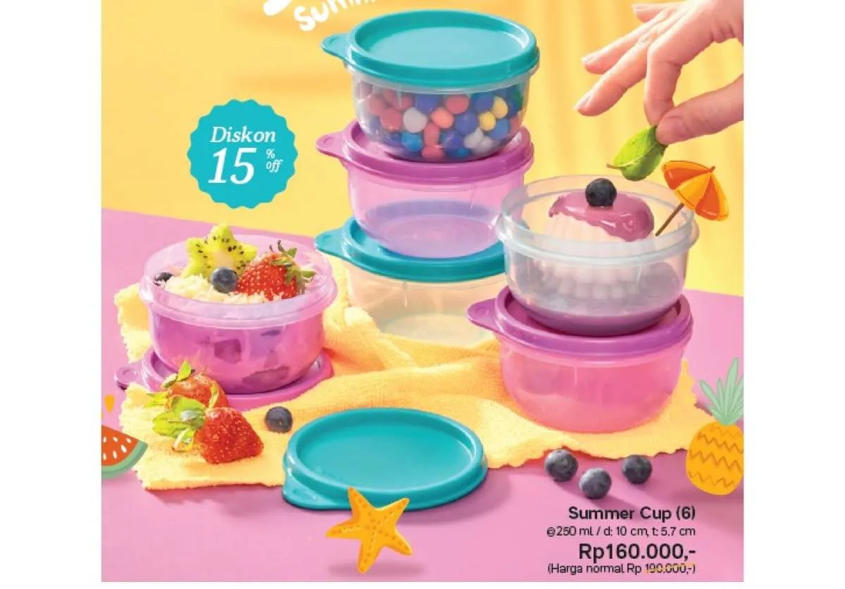 Katalog promo Tupperware Juni 2021, khusus produk penyimpan makanan ringan diskon 30%