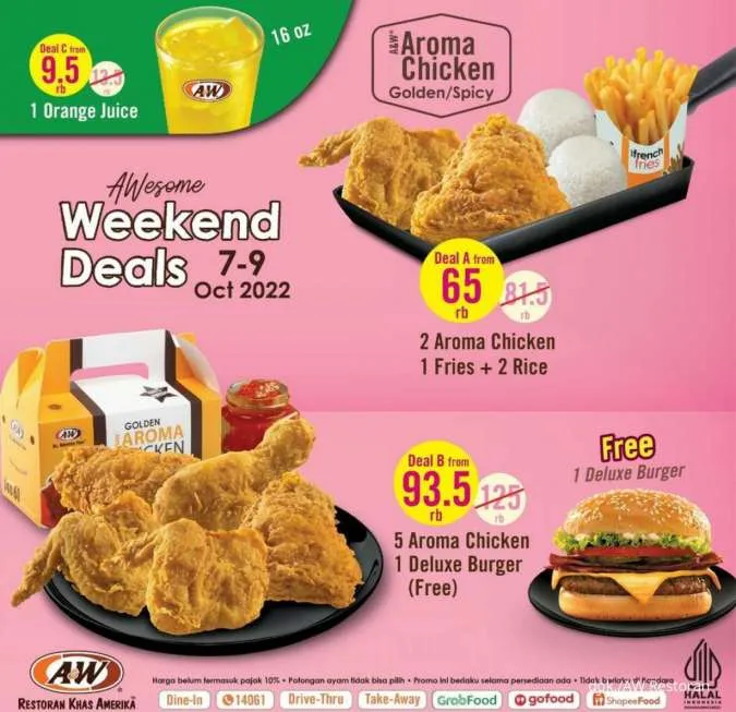 Promo AW Restoran Weekend Deals 