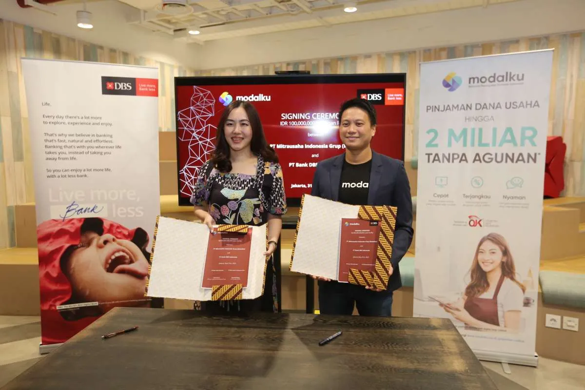 Bank DBS Indonesia Salurkan Pendanaan Rp 100 Miliar Kepada Modalku