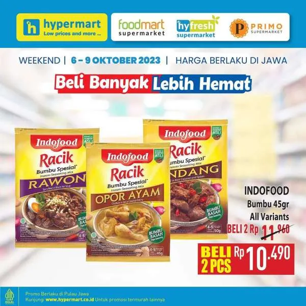 Promo Hypermart Beli Banyak Lebih Hemat Periode 6-9 Oktober 2023