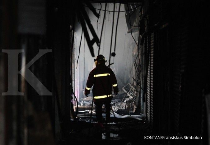 Breaking News: Kebakaran melanda kawasan gudang Maspion di Gresik