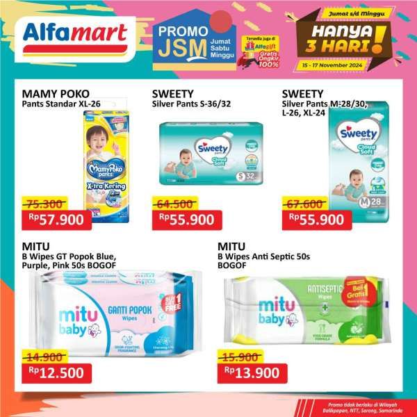 Promo JSM Alfamart Weekend 15-17 November 2024