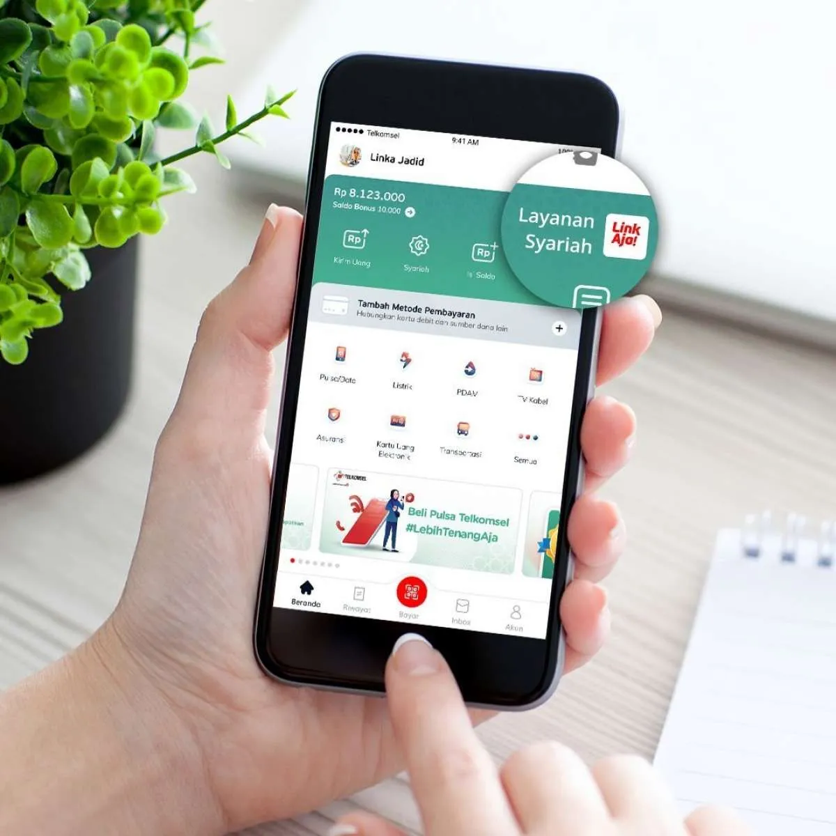 Punya akun LinkAja? Ini cara ubah ke LinkAja Syariah