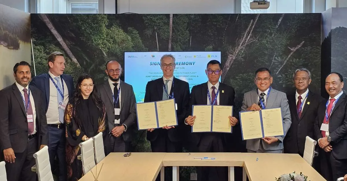 Pupuk Indonesia Teken JDA Pengembangan Green Hydrogen dan Green Ammonia di Gresik