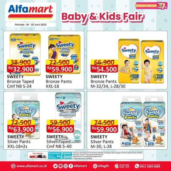 Promo Alfamart Baby & Kids Fair Periode 16-30 Juni 2023