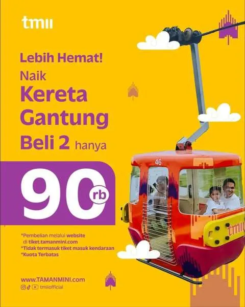 Promo Kereta Gantung TMII 1-2 November