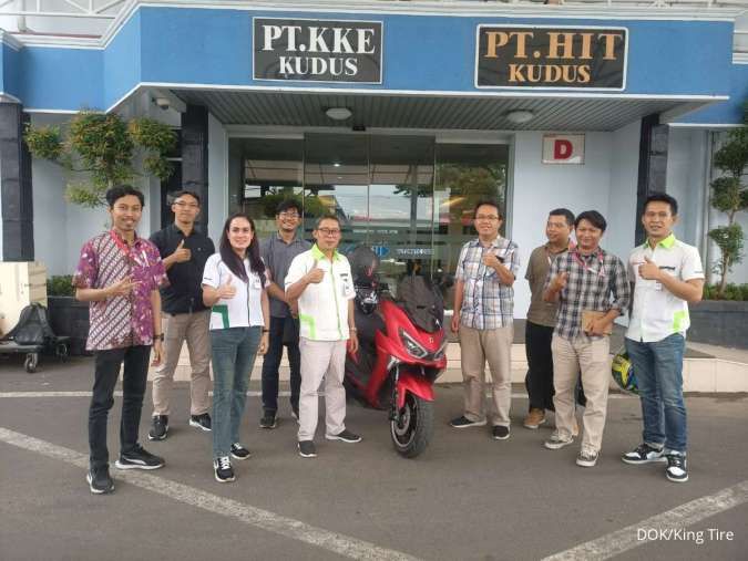 King Tire Indonesia Mensuplai Ban Motor Listrik untuk Polytron Fox