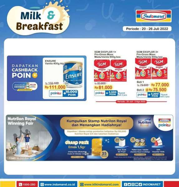 Promo Indomaret Super Hemat Mingguan Terbaru 20-26 Juli 2022