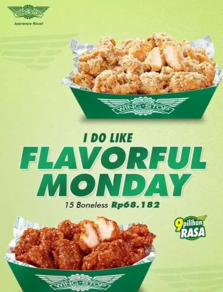 Promo Wingstop November 2023: Flavorful Monday