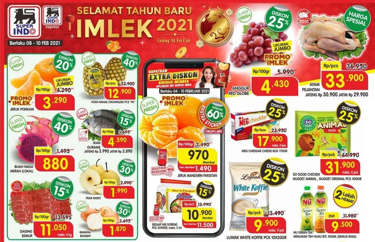 Promo Superindo weekdays 8-10 Februari 2021, diskonan baru pekan ini!
