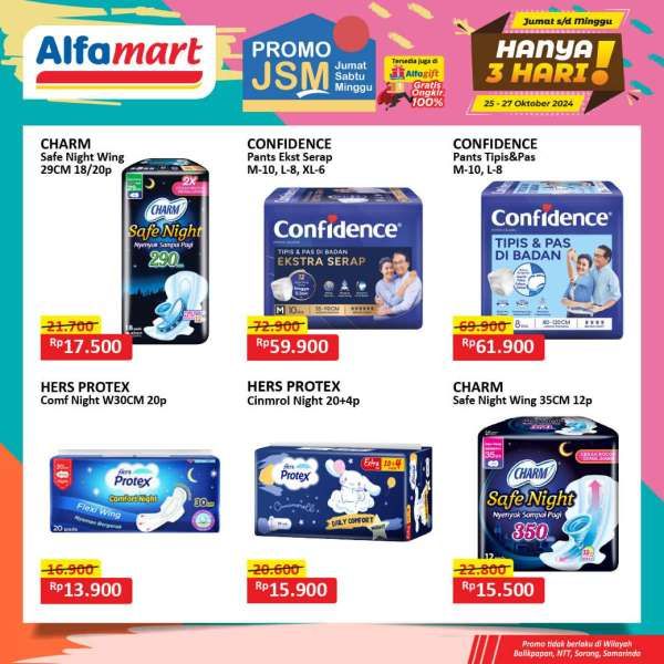 Promo JSM Alfamart 25-27 Oktober 2024