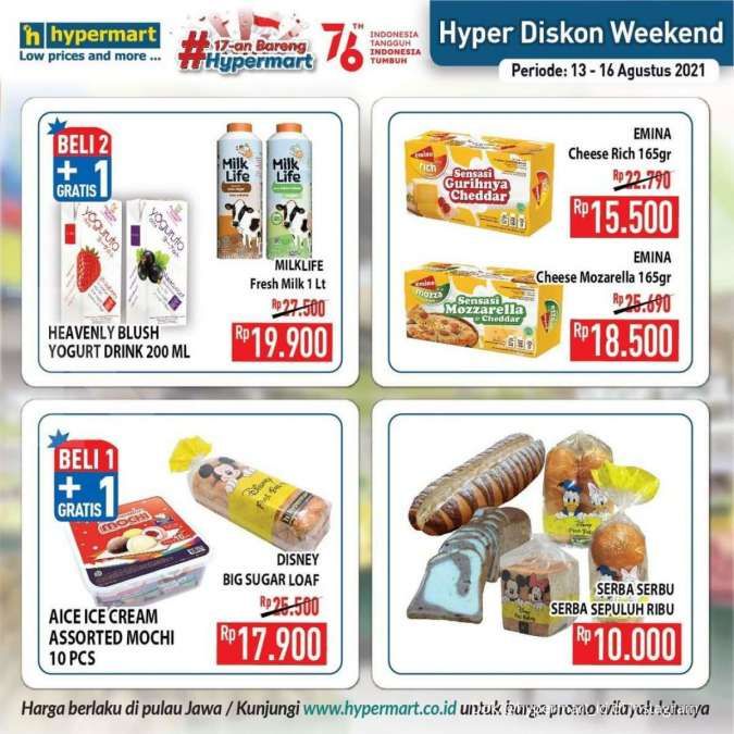 Katalog Promo JSM Hypermart 13-16 Agustus 2021