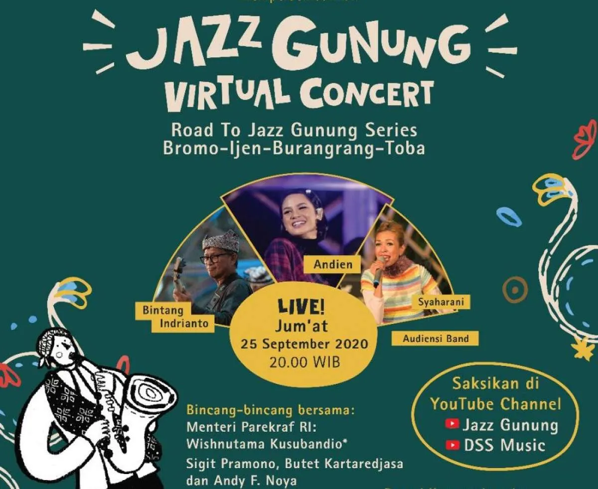 Road to Jazz Gunung Series, konser virtual digelar akhir pekan ini