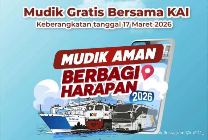 Mudik Gratis Lebaran 2026: KAI Beri 480 Tiket Gratis, Cek Rute & Jadwal