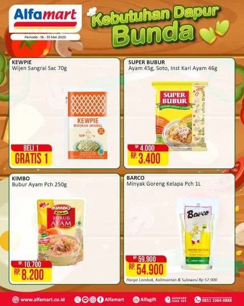 Promo Alfamart Kebutuhan Dapur Periode 16-31 Mei 2025