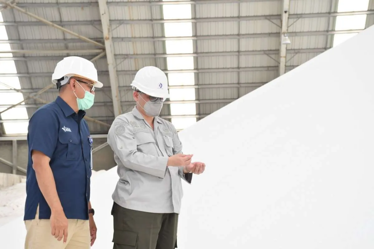 Pastikan stok pupuk subsidi aman, wamentan kunjungi pabrik Pupuk Kaltim