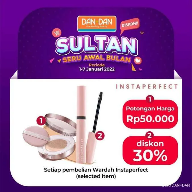 Promo DAN+DAN Sultan (Seru Awal Bulan) 1-7 Januari 2022