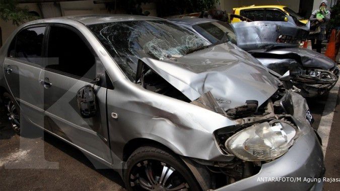 Ada kecelakaan beruntun di tol bandara Soetta