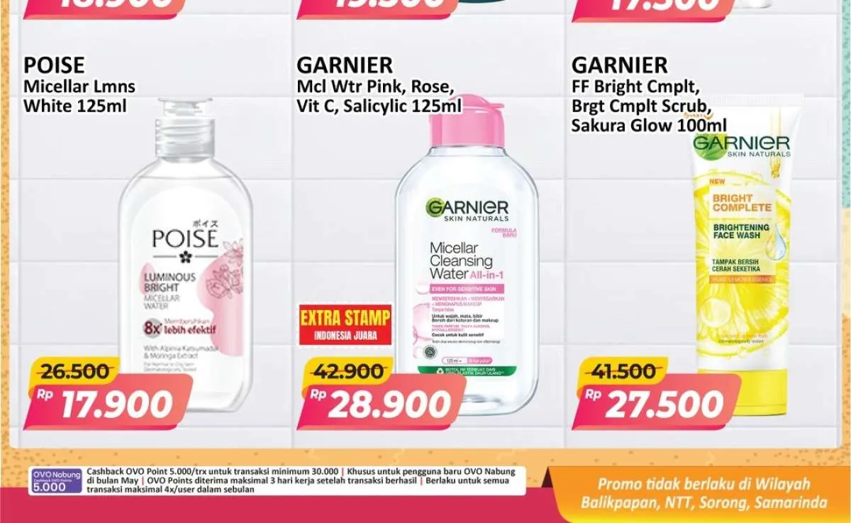 Promo JSM Alfamart Terbaru Juli 2025, Micellar Water & Facial Foam Lebih Murah