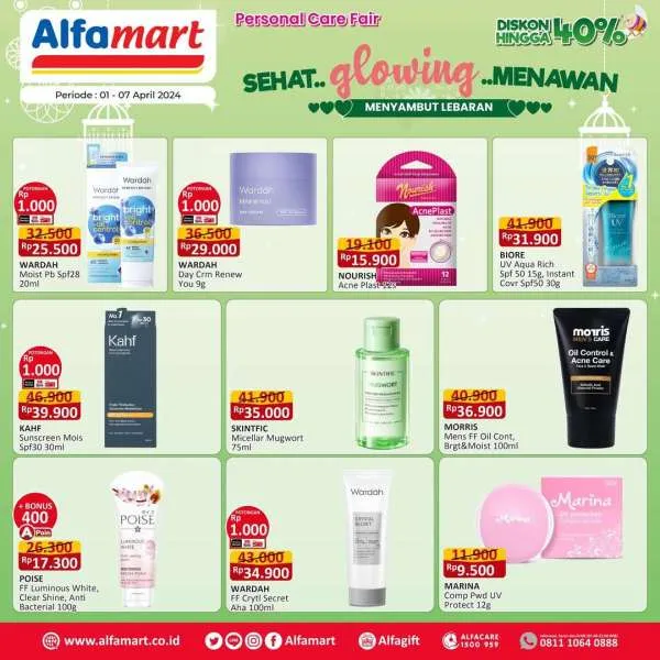 Promo Alfamart Beauty Fair Sambut Hari Raya Periode 1-7 April 2024