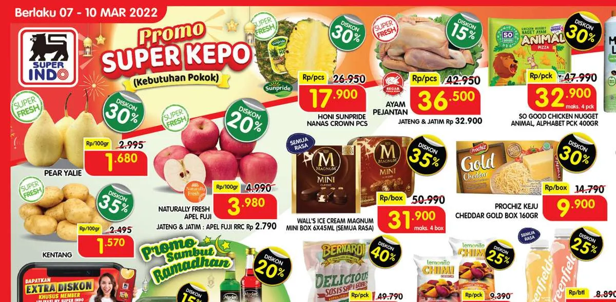 Promo Superindo Super Kepo hingga 10 Maret 2022, Ada Penawaran Beli 1 Gratis 1