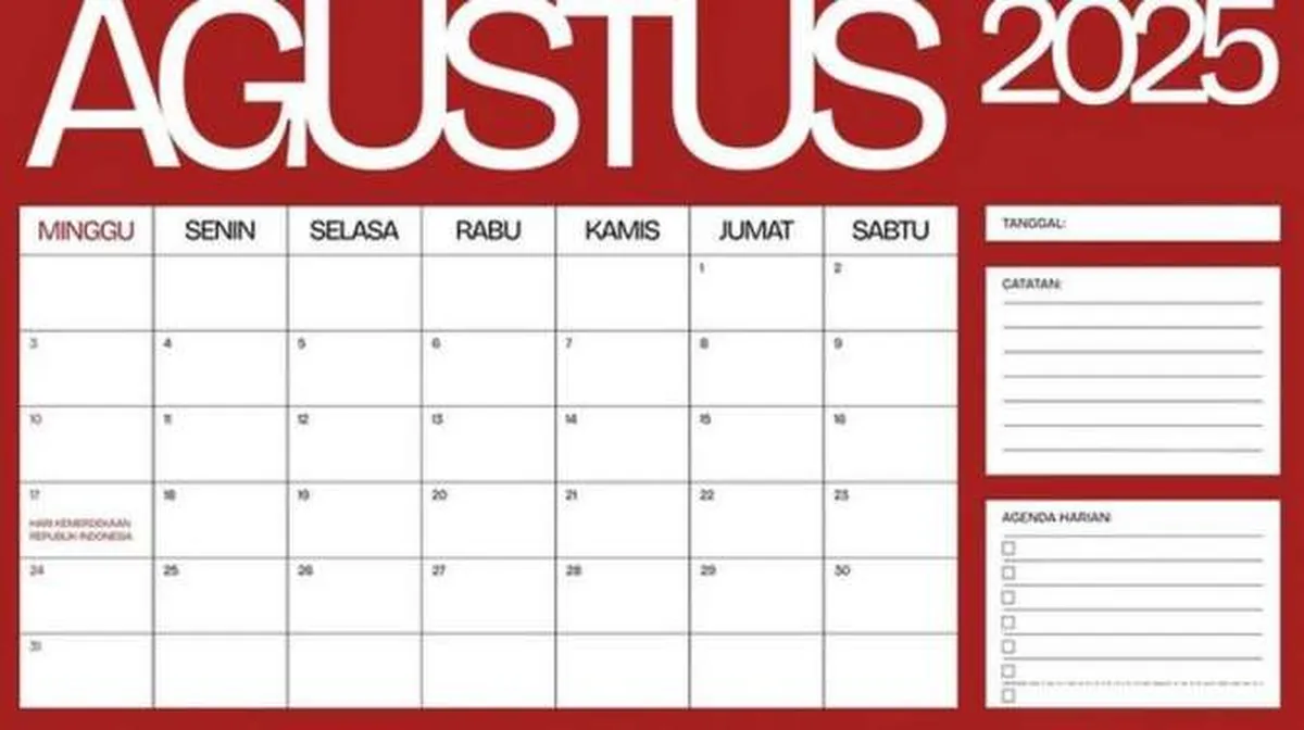 Resmi! SKB 3 Menteri Terbit, 18 Agustus 2025 Jadi Hari Cuti Bersama