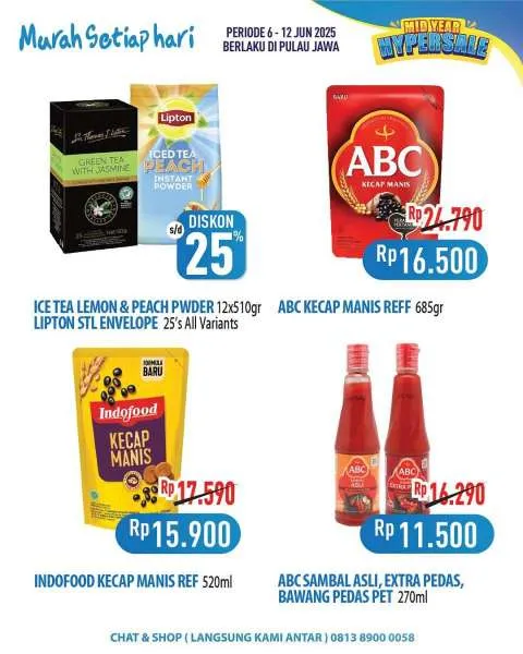 Promo Hypermart Hyper Diskon Weekday Periode 10-12 Juni 2025