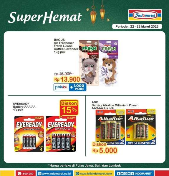 Katalog Promo Indomaret Super Hemat Terbaru 22-28 Maret 2023 Menuju Ramadhan